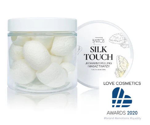 Silk Touch – Bio-Seidenkokons, 15 Stück – Natürliches Peeling