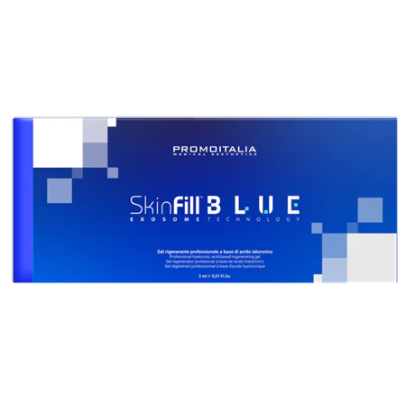 SkinFill® BLUE – Skin Booster mit Hyaluronsäure, Exosomen & Peptiden